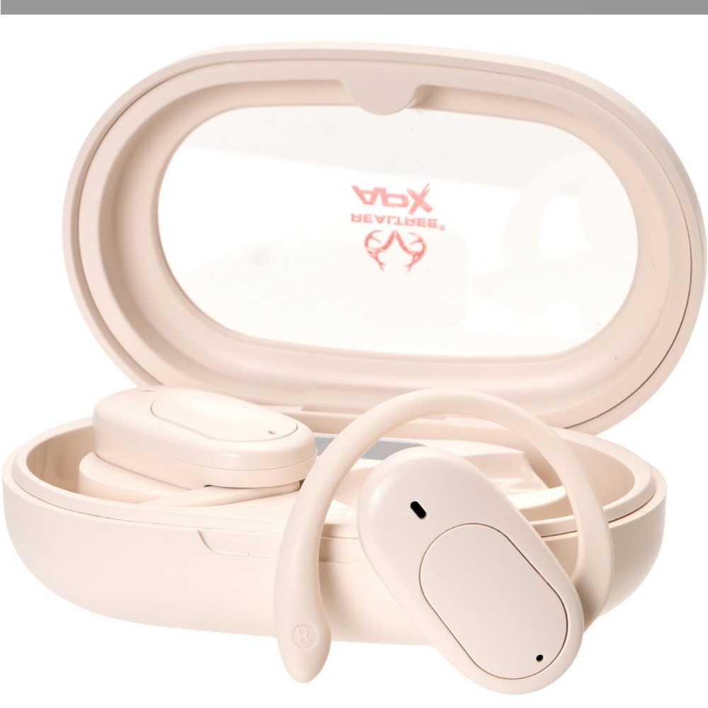 Realtree Summit Beige Open Ear Wireless Earbuds
